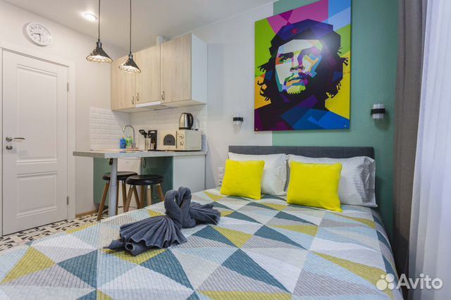 

Квартира-студия, 15 м², 1 кровать