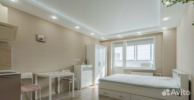 

Квартира-студия, 33 м², 1 кровать