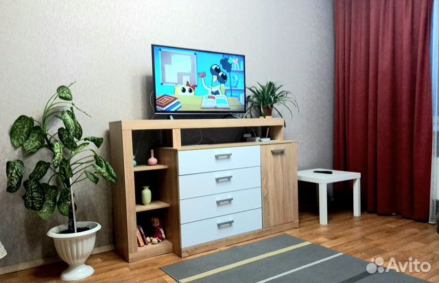 

1-к. квартира, 40 м², 2 кровати