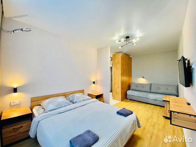 

1-к. квартира, 38 м², 2 кровати