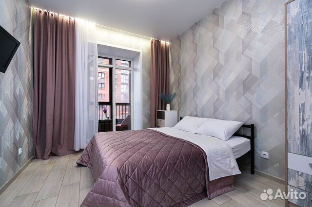 

1-к. квартира, 40 м², 2 кровати