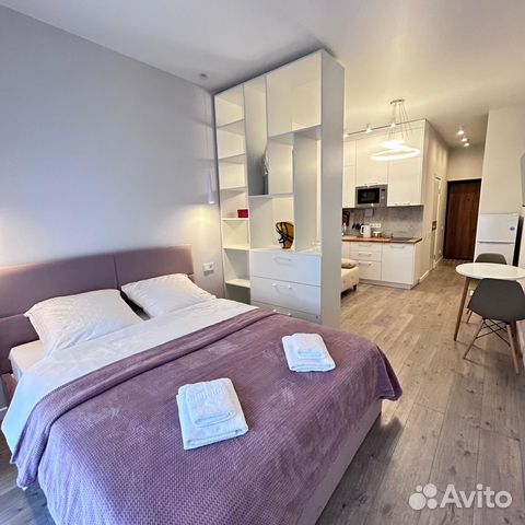 

Квартира-студия, 28 м², 2 кровати