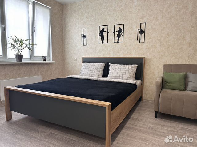 

1-к. квартира, 34 м², 2 кровати