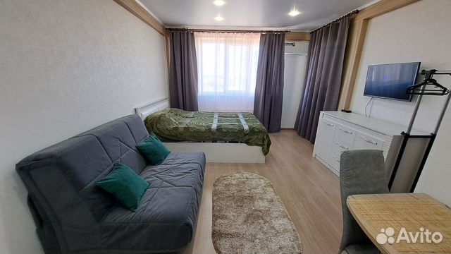 

Квартира-студия, 29 м², 4 кровати