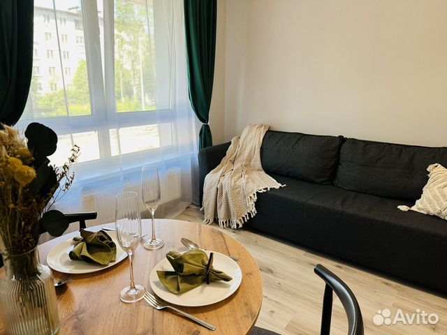 

Квартира-студия, 29 м², 2 кровати