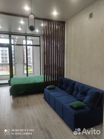 

Квартира-студия, 30 м², 2 кровати