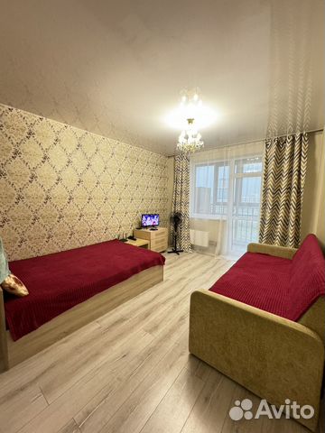 

1-к. квартира, 37 м², 3 кровати