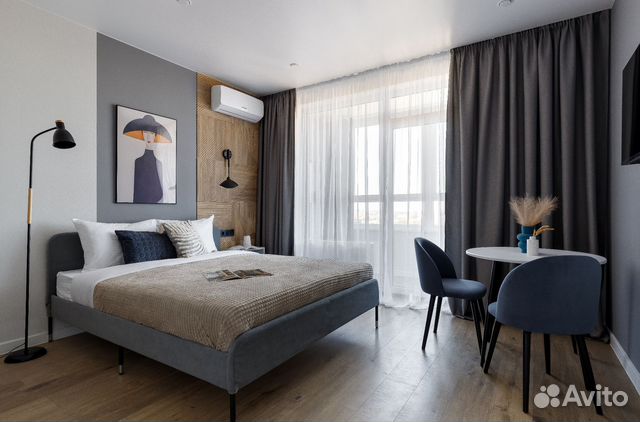 

Квартира-студия, 35 м², 2 кровати