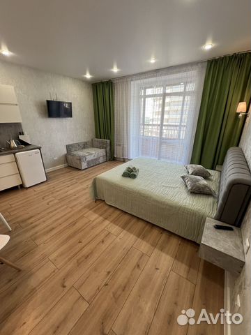 

Квартира-студия, 27 м², 2 кровати