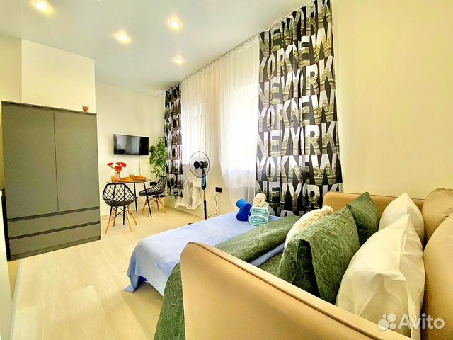 

Квартира-студия, 28 м², 1 кровать