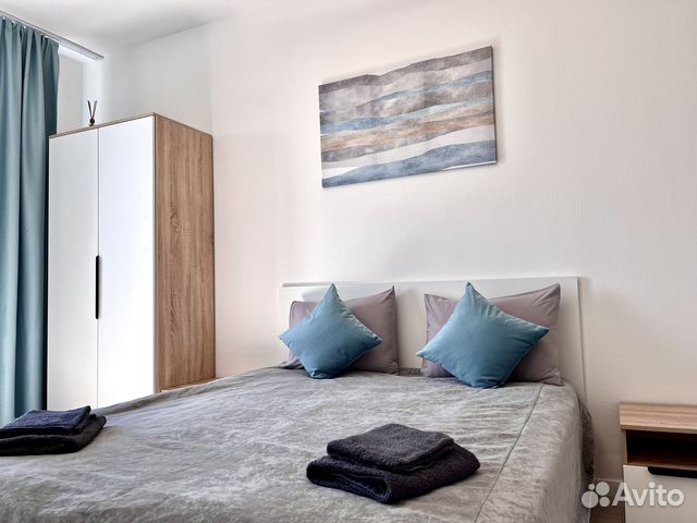 

1-к. квартира, 34 м², 2 кровати