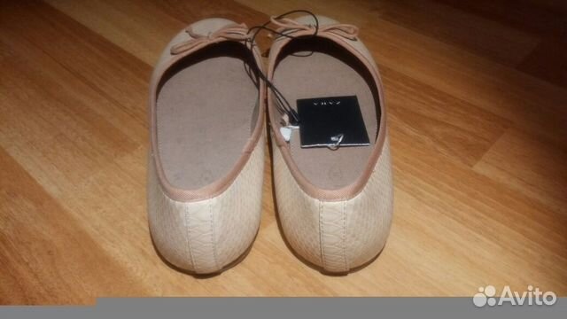 Новые туфли/балетки zara р.37(ст.23см)