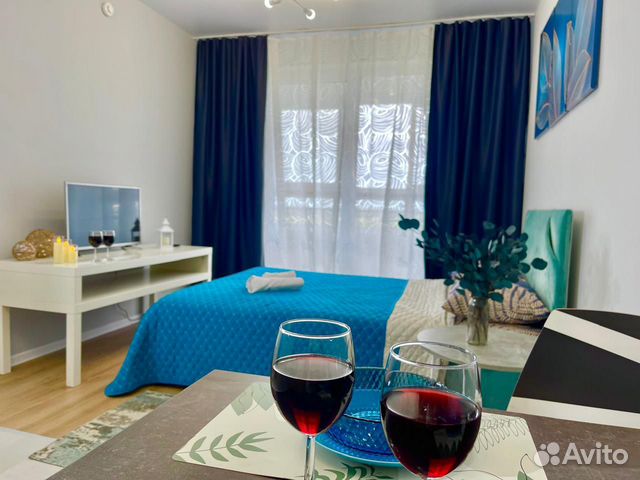 

1-к. квартира, 41 м², 2 кровати