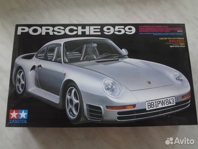 Porsche 959 tamiya 1/24 Сборная модель