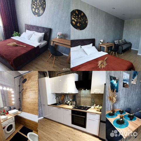 

1-к. квартира, 43,7 м², 2 кровати