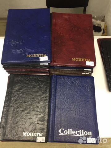 Альбомы для монет разных размеров