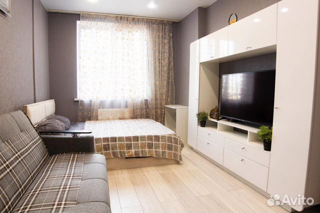 

1-к. квартира, 38 м², 2 кровати