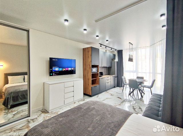 

Квартира-студия, 50 м², 2 кровати