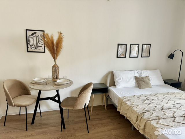 

Квартира-студия, 21,7 м², 2 кровати