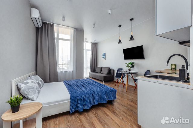 

Квартира-студия, 25 м², 2 кровати