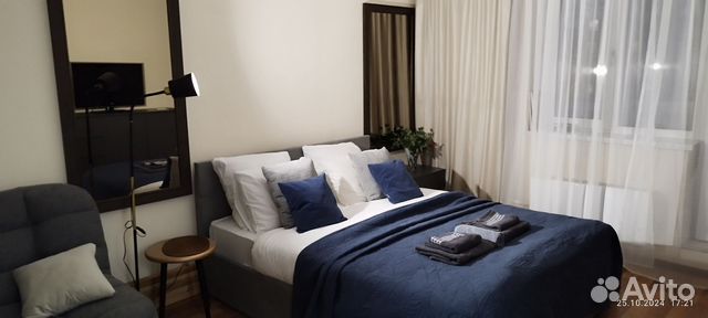 

1-к. квартира, 38 м², 2 кровати
