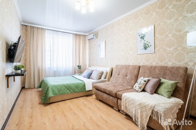 

1-к. квартира, 40 м², 2 кровати