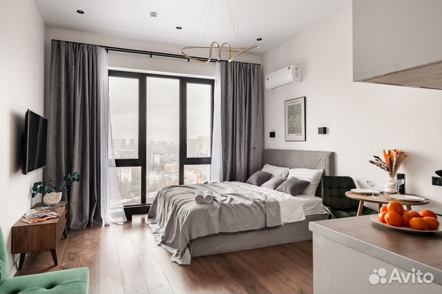 

Квартира-студия, 30 м², 3 кровати
