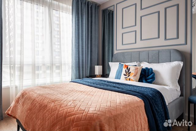 

1-к. квартира, 40 м², 2 кровати
