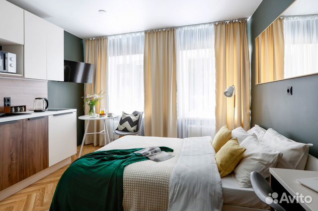 

Квартира-студия, 17 м², 1 кровать
