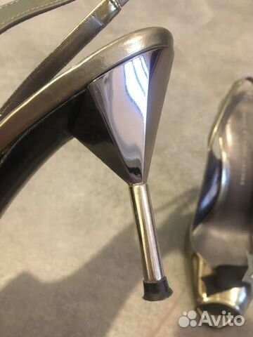 Серебристые туфли Marc by Marc Jacobs орининал