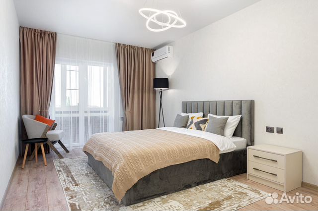

1-к. квартира, 52 м², 2 кровати