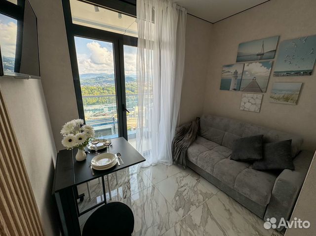 

1-к. квартира в апарт-отеле, 24 м², 2 кровати