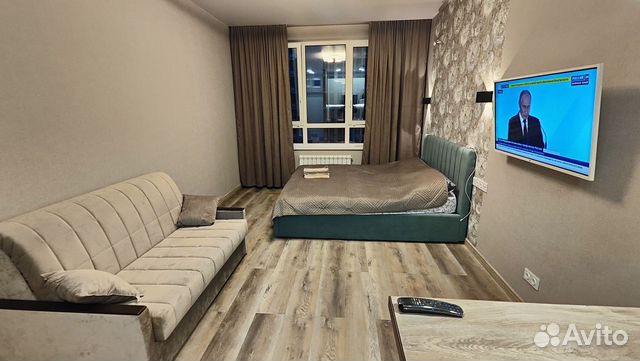 

Квартира-студия, 26 м², 2 кровати