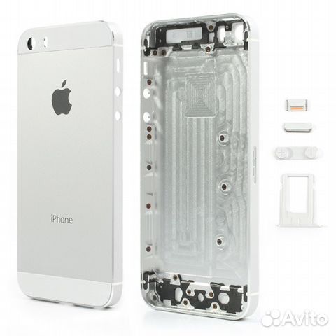 Задняя крышка на Apple iPhone 5(белый) AAA