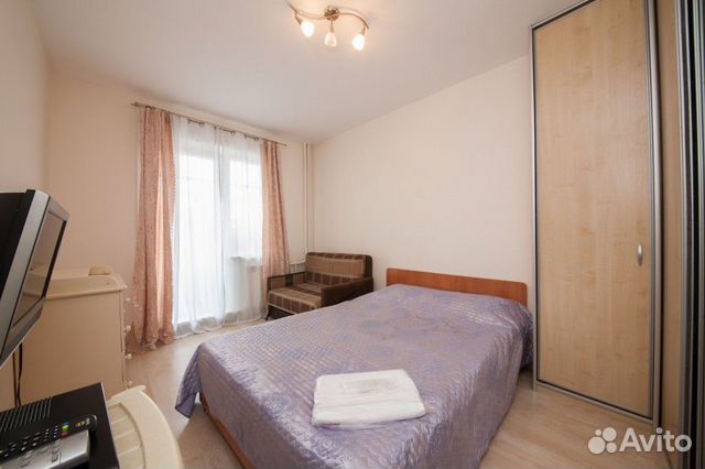 

1-к. квартира, 38 м², 2 кровати