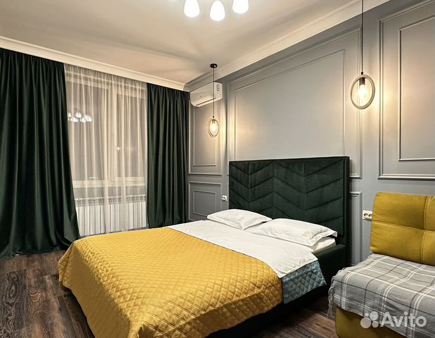 

1-к. квартира, 62 м², 2 кровати