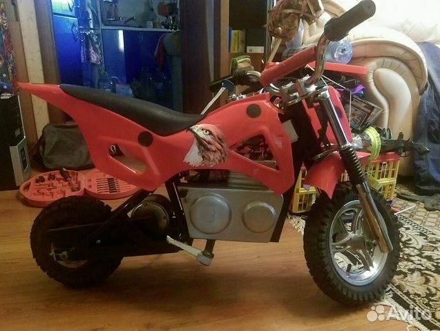 Кроссовый детский электромотоцикл Кроссовый детский электромотоцикл
