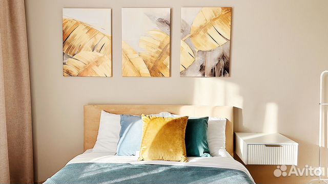 

1-к. квартира, 50 м², 2 кровати