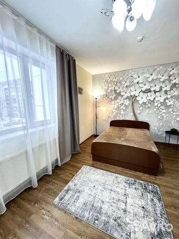 

1-к. квартира, 44 м², 2 кровати