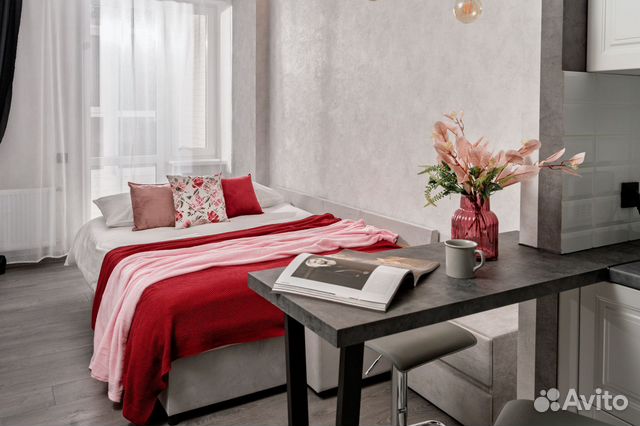 

Квартира-студия, 27 м², 1 кровать