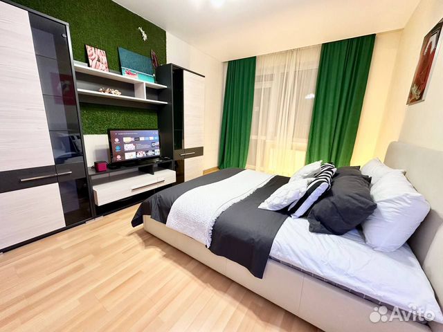 

1-к. квартира, 42,9 м², 2 кровати