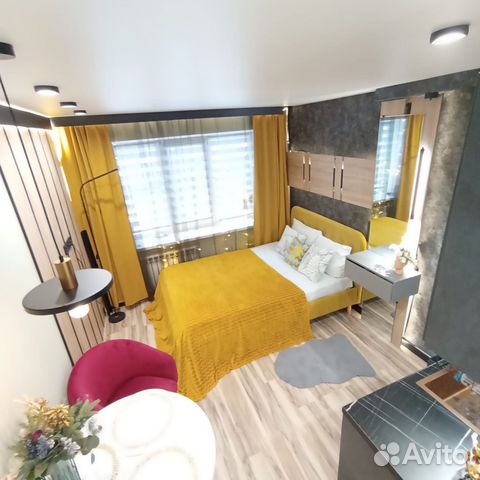 

Квартира-студия, 25 м², 2 кровати