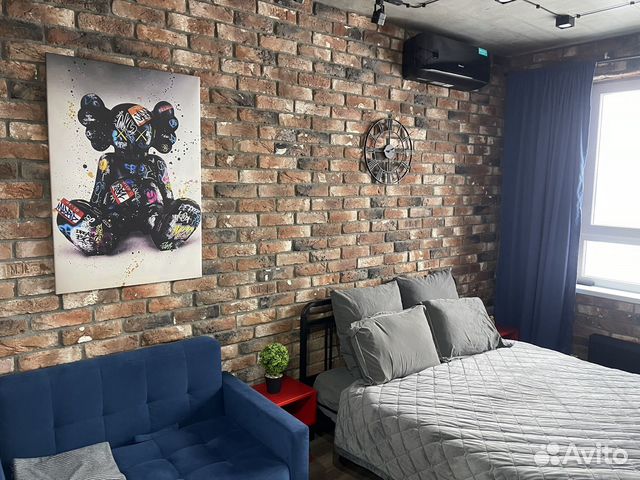 

Квартира-студия, 29 м², 2 кровати