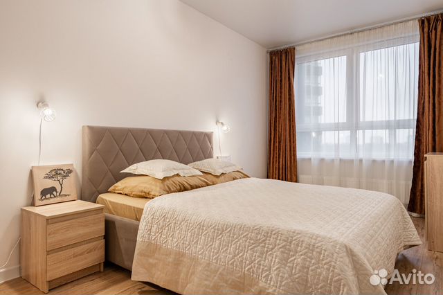 

1-к. квартира, 40 м², 3 кровати