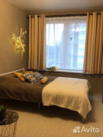 

1-к. квартира, 40 м², 2 кровати