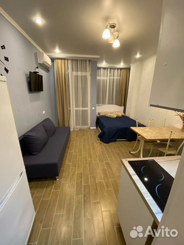 

Квартира-студия, 28 м², 2 кровати