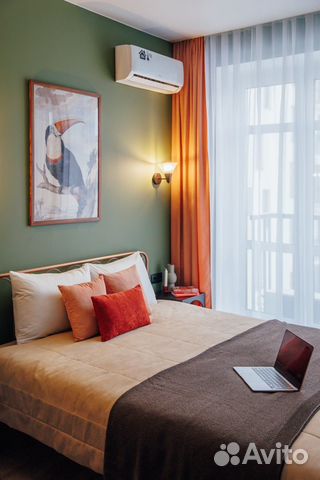 

Квартира-студия, 22 м², 2 кровати