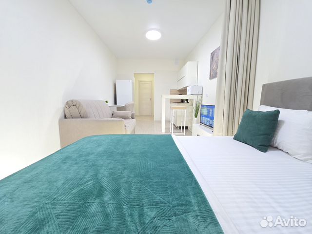 

Квартира-студия, 29 м², 2 кровати