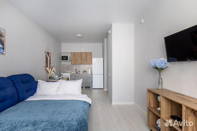 

Квартира-студия, 27 м², 1 кровать