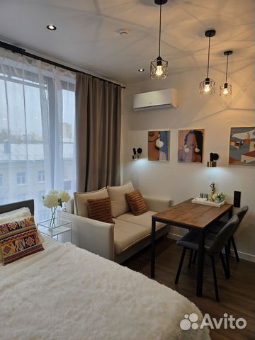 

Квартира-студия, 27 м², 2 кровати
